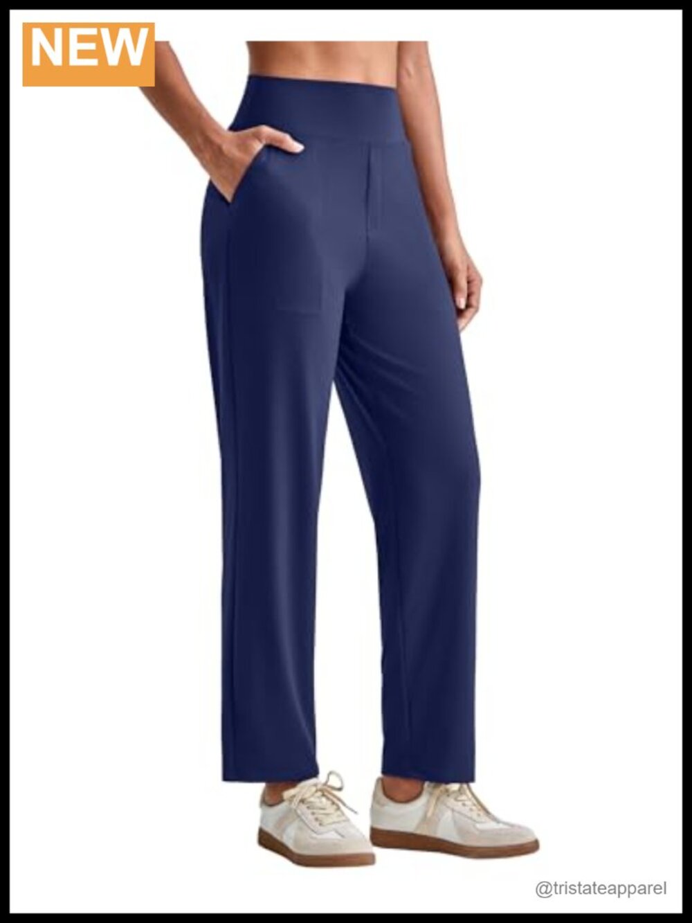 Dress Yoga Pants Work Casual Travel Ankle Trouser High Waist